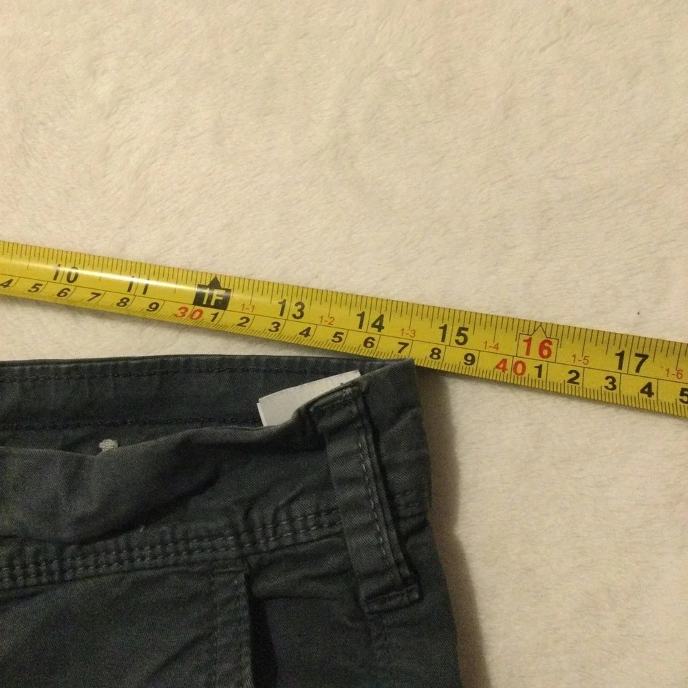 American Eagle Chino Shorts Mens 29 Navy Blue Cotton Classic Flat Front Casual